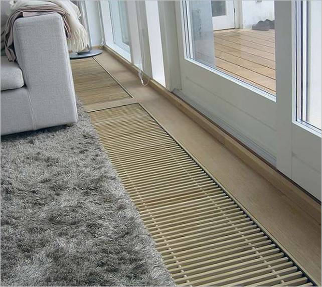 Convettori a pavimento con scambiatori di calore a filo Isan OplflexIsan_Oplflex