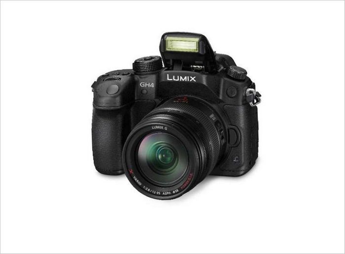 Fotocamera mirrorless Panasonic DMC-GH4GH4_H_HS12035_slant_PopUp