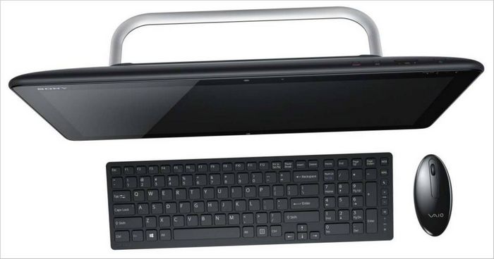 Computer touchscreen Sony VAIOTM Tap 20 - vista dall'alto