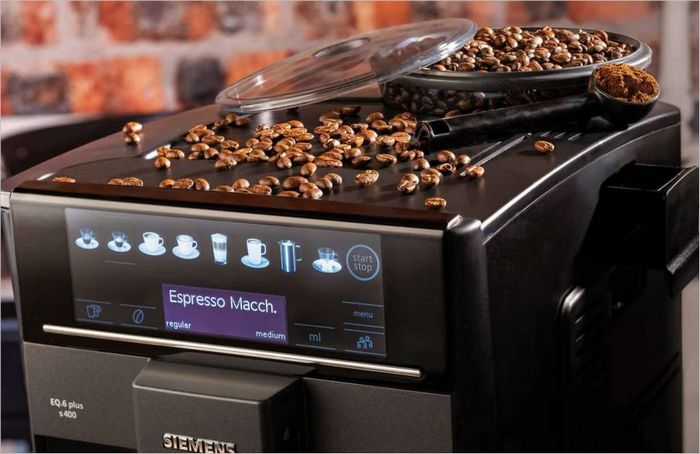 Utilizzo della macchina da caffè Siemens TE65