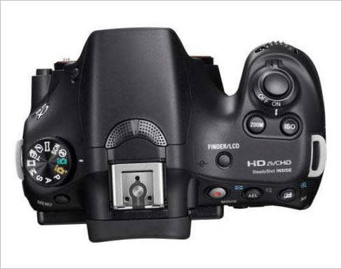 Fotocamera digitale DSLR Sony α58 con tecnologia Translucent Mirror - Controlli